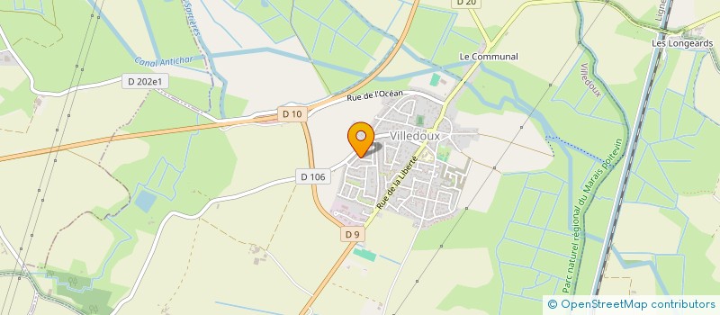 localisation de l'entreprise MONSIEUR JULIEN RUCHAUD  VILLEDOUX