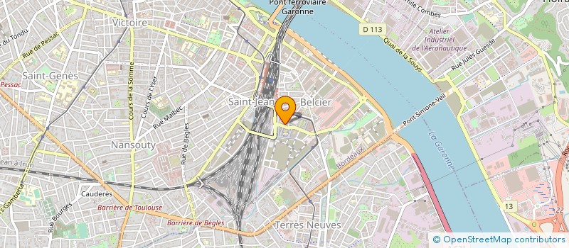 localisation de l'entreprise MONSIEUR JULIEN RUCHETON  BORDEAUX