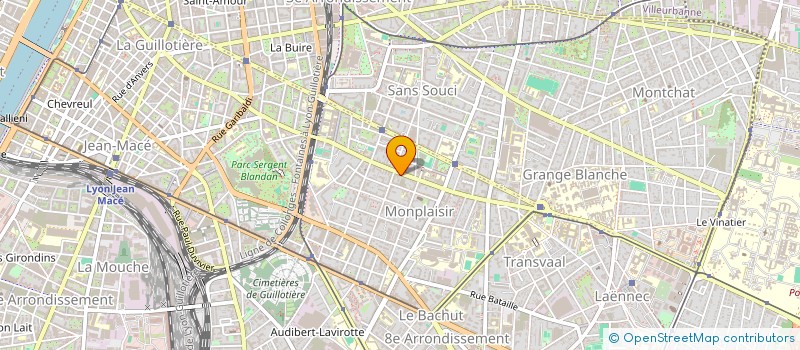 localisation de l'entreprise MONSIEUR JULIEN RUET  LYON