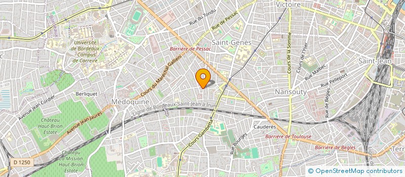 localisation de l'entreprise MONSIEUR JULIEN RUIZ  TALENCE