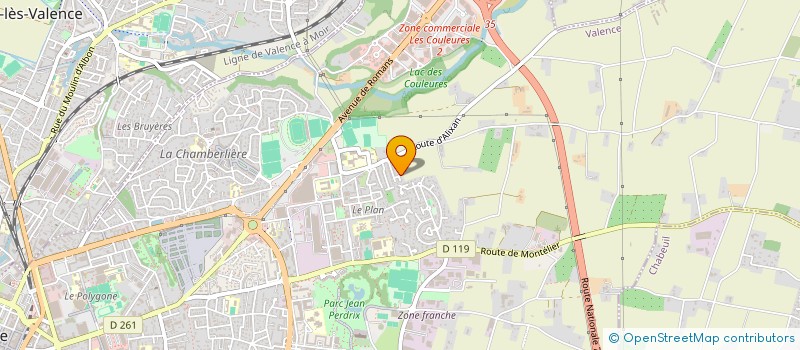 localisation de l'entreprise MONSIEUR JULIEN RUIZ  VALENCE