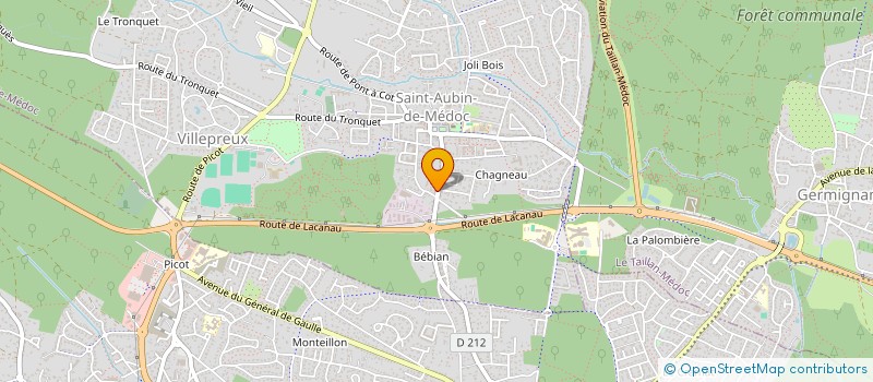 localisation de l'entreprise MONSIEUR JULIEN RUPERD  SAINT-AUBIN-DE-MEDOC