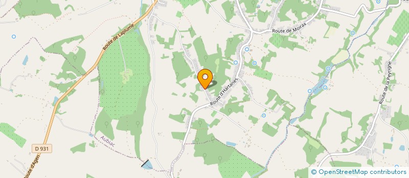 localisation de l'entreprise MONSIEUR JULIEN RUSCH  AUBIAC