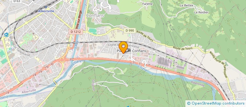 localisation de l'entreprise MONSIEUR JULIEN RYCKEBUS  ALBERTVILLE