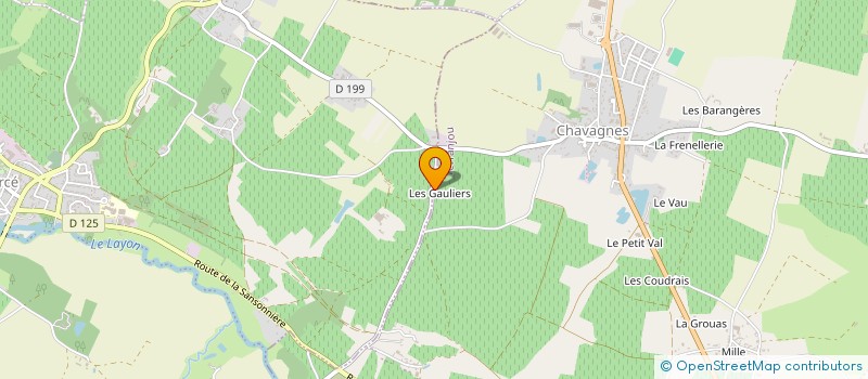 localisation de l'entreprise MONSIEUR JULIEN RYCKENBUSCH à BELLEVIGNE-EN-LAYON