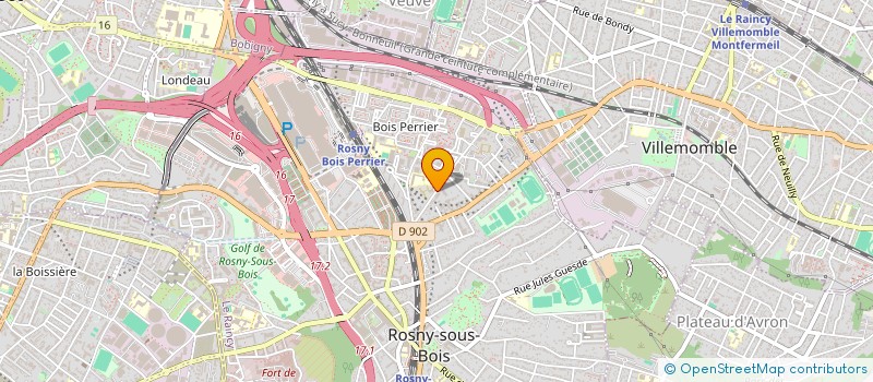 localisation de l'entreprise MONSIEUR JULIEN SAADA à ROSNY-SOUS-BOIS