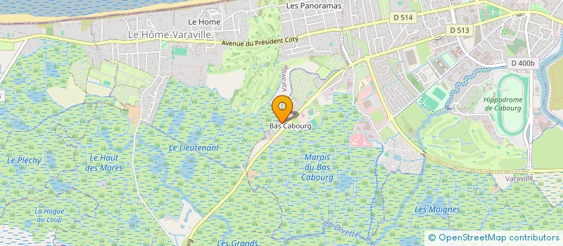 localisation de l'entreprise MONSIEUR JULIEN SABINE  CABOURG