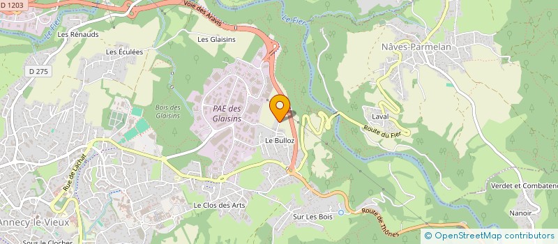 localisation de l'entreprise MONSIEUR JULIEN SABRE à ANNECY