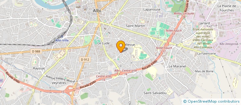 localisation de l'entreprise MONSIEUR JULIEN SABRIE à ALBI