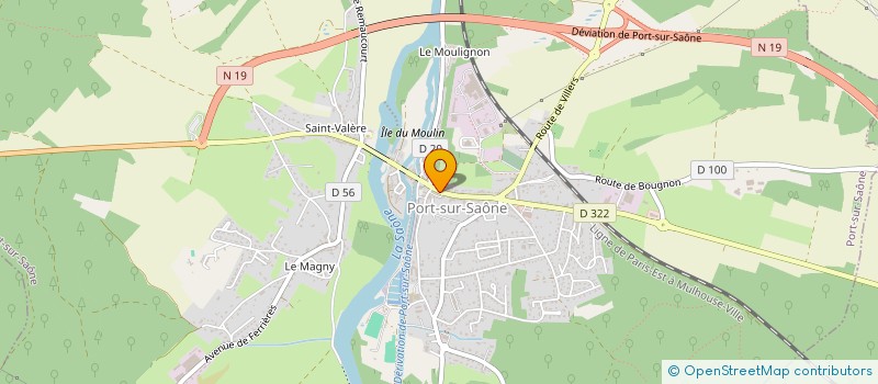 localisation de l'entreprise MONSIEUR JULIEN SAGE  PORT-SUR-SAONE