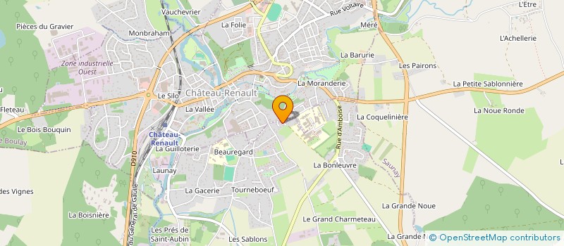 localisation de l'entreprise MONSIEUR JULIEN SAGET à AUZOUER-EN-TOURAINE