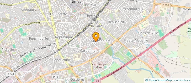 localisation de l'entreprise MONSIEUR JULIEN SAGNER  NIMES