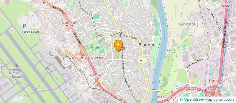 localisation de l'entreprise MONSIEUR JULIEN SAINT BLANCAT  BLAGNAC