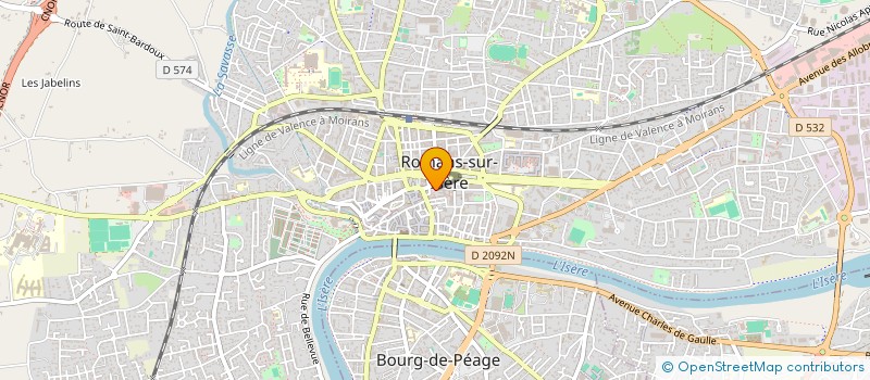 localisation de l'entreprise MONSIEUR JULIEN SAISON à ROMANS-SUR-ISERE