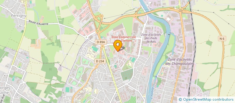 localisation de l'entreprise MONSIEUR JULIEN SAKAT à AUXERRE
