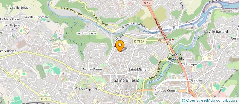 localisation de l'entreprise MONSIEUR JULIEN SALAGNAD à SAINT-BRIEUC