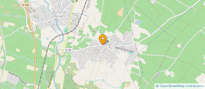 localisation de l'entreprise MONSIEUR JULIEN SALANOVA  LIEURAN-LES-BEZIERS