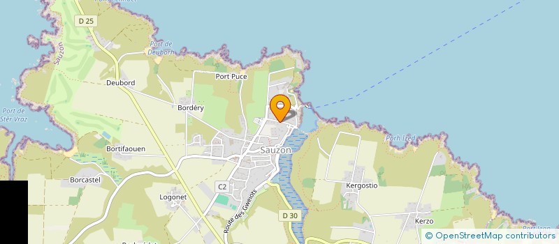 localisation de l'entreprise MONSIEUR JULIEN SALAUN  SAUZON