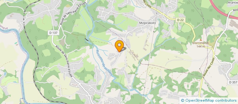 localisation de l'entreprise MONSIEUR JULIEN SALLABERRY  VILLEFRANQUE