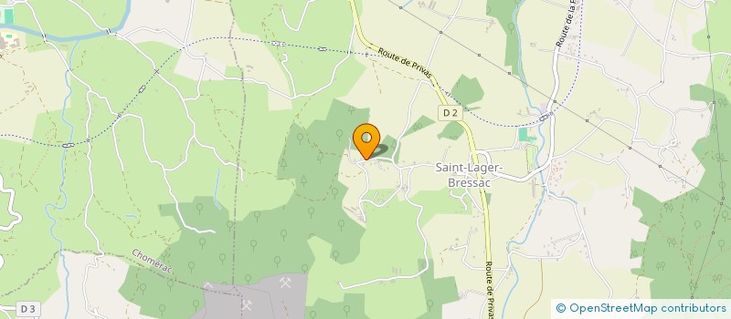 localisation de l'entreprise MONSIEUR JULIEN SALLES  SAINT-LAGER-BRESSAC