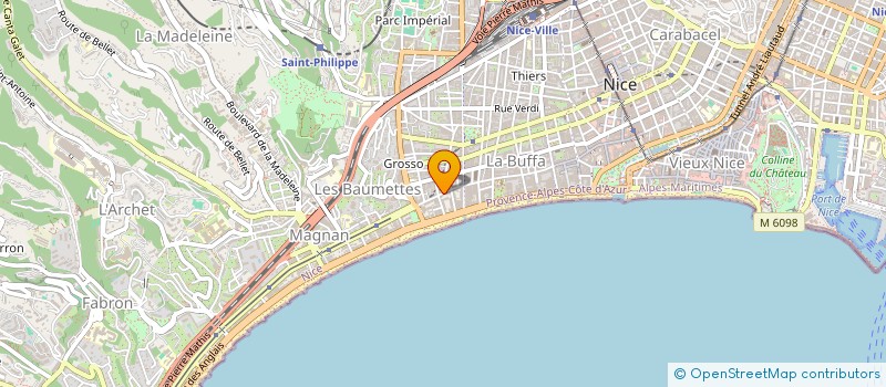 localisation de l'entreprise MONSIEUR JULIEN SALMIERI  NICE