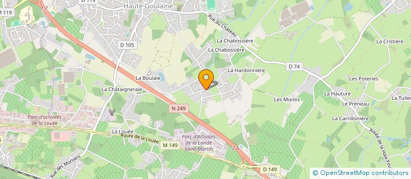 localisation de l'entreprise MONSIEUR JULIEN SALMON  HAUTE-GOULAINE