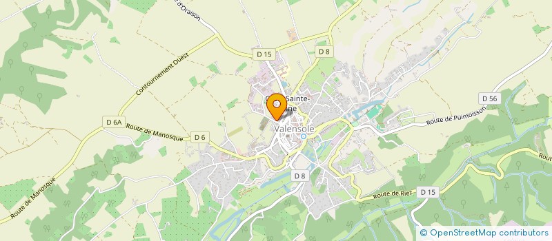localisation de l'entreprise MONSIEUR JULIEN SAMONINI à VALENSOLE