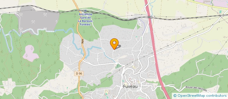 localisation de l'entreprise MONSIEUR JULIEN SANCHEZ  FUVEAU