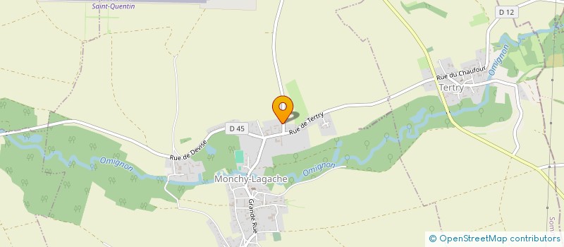 localisation de l'entreprise MONSIEUR JULIEN SANCHEZ  BOUVINCOURT-EN-VERMANDOIS