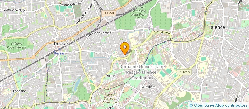 localisation de l'entreprise MONSIEUR JULIEN SANCHEZ  PESSAC