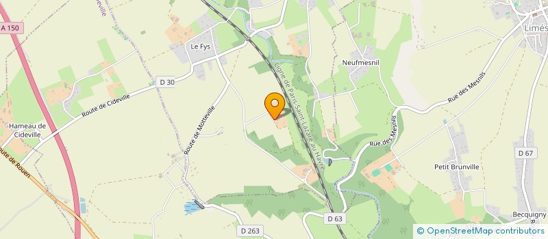 localisation de l'entreprise MONSIEUR JULIEN SANNIER  CIDEVILLE