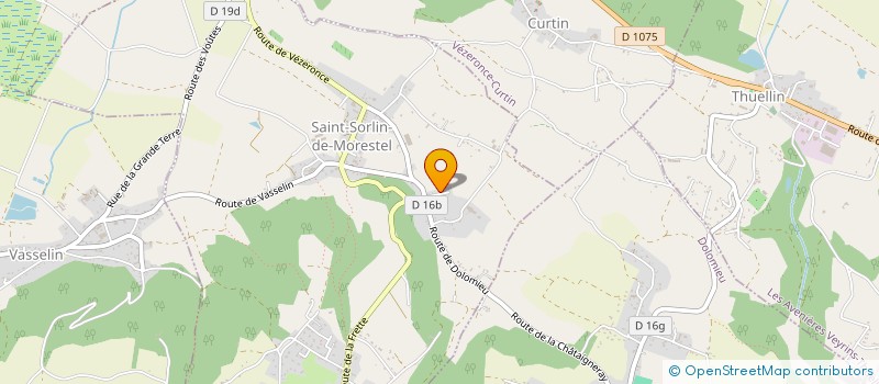 localisation de l'entreprise MONSIEUR JULIEN SANTOSUOSSO à SAINT-SORLIN-DE-MORESTEL