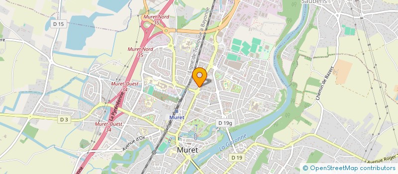 localisation de l'entreprise MONSIEUR JULIEN SARAT  MURET