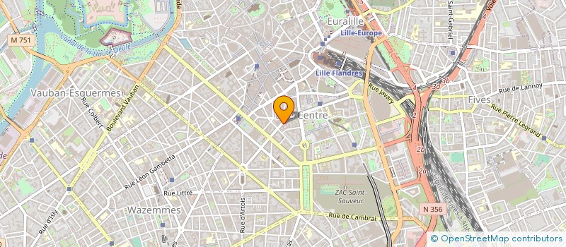 localisation de l'entreprise MONSIEUR JULIEN SARRAZIN à LILLE