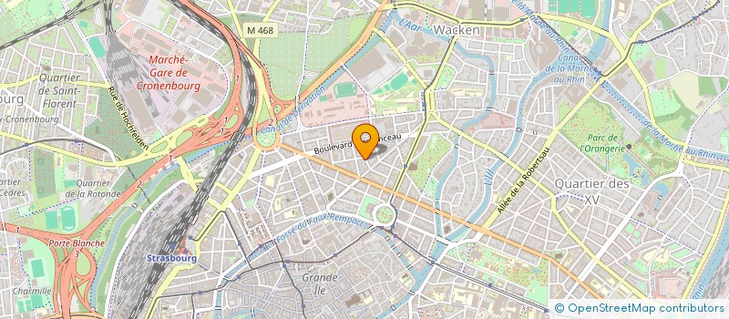 localisation de l'entreprise MONSIEUR JULIEN SARTHOU  STRASBOURG