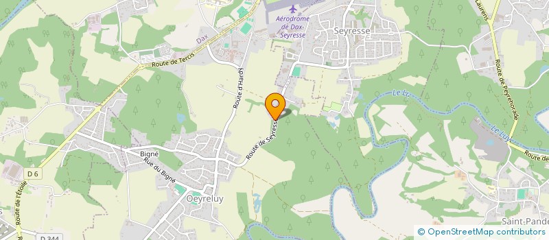 localisation de l'entreprise MONSIEUR JULIEN SARTIRANO  OEYRELUY