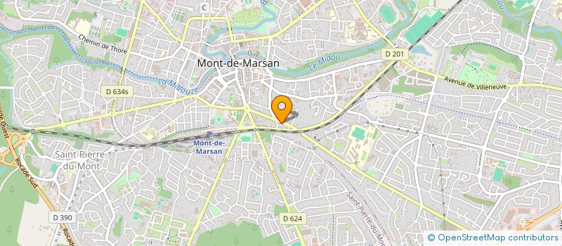 localisation de l'entreprise MONSIEUR JULIEN SAUBUSSE  MONT-DE-MARSAN