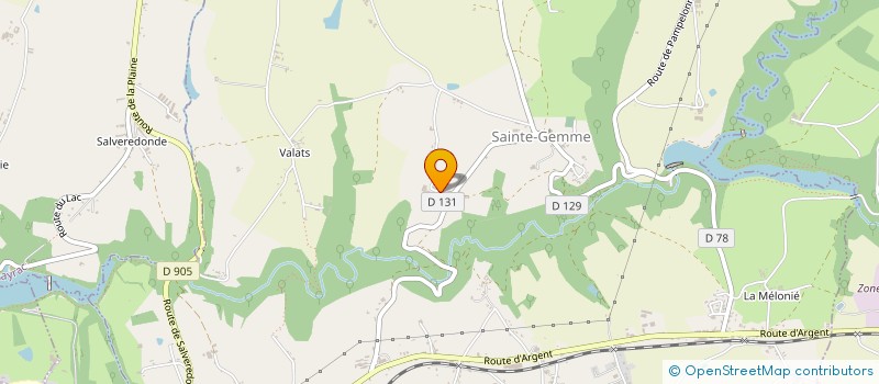 localisation de l'entreprise MONSIEUR JULIEN SAUDAN  PAMPELONNE