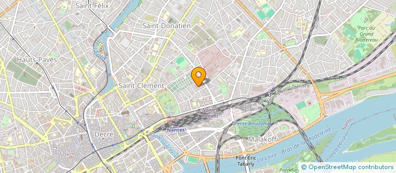 localisation de l'entreprise MONSIEUR JULIEN SAULNIER  NANTES