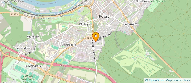 localisation de l'entreprise MONSIEUR JULIEN SAUTEREAU à POISSY