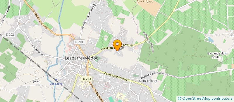 localisation de l'entreprise MONSIEUR JULIEN SAUVAGET à LESPARRE-MEDOC