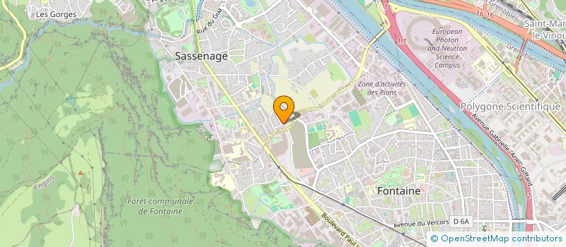 localisation de l'entreprise MONSIEUR JULIEN SAVERNA à SASSENAGE