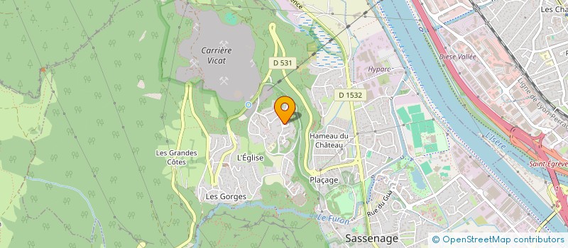 localisation de l'entreprise MONSIEUR JULIEN SAVOYET à SASSENAGE