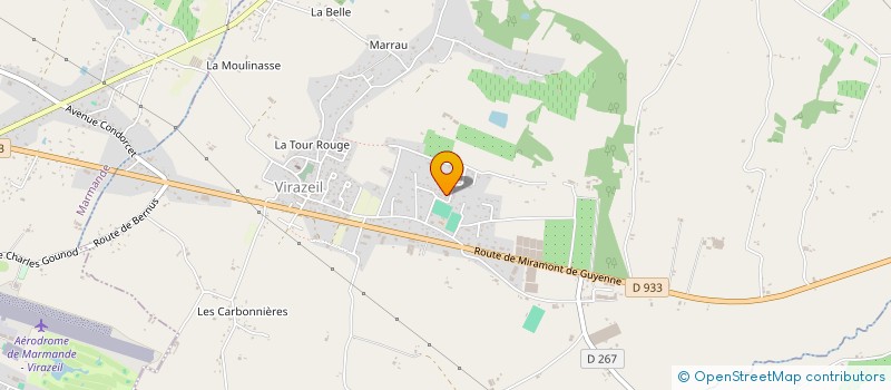 localisation de l'entreprise MONSIEUR JULIEN SCANDIUZZI  VIRAZEIL