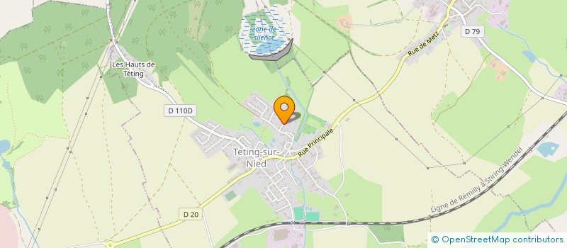 localisation de l'entreprise MONSIEUR JULIEN SCHERMACK  TETING-SUR-NIED