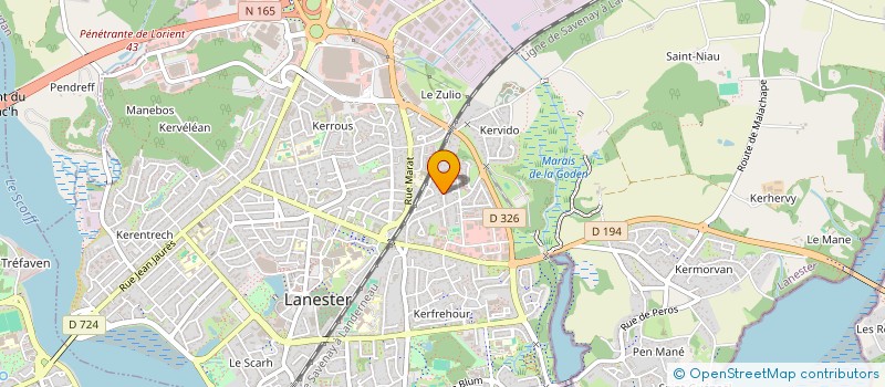 localisation de l'entreprise MONSIEUR JULIEN SCHMIT  LANESTER