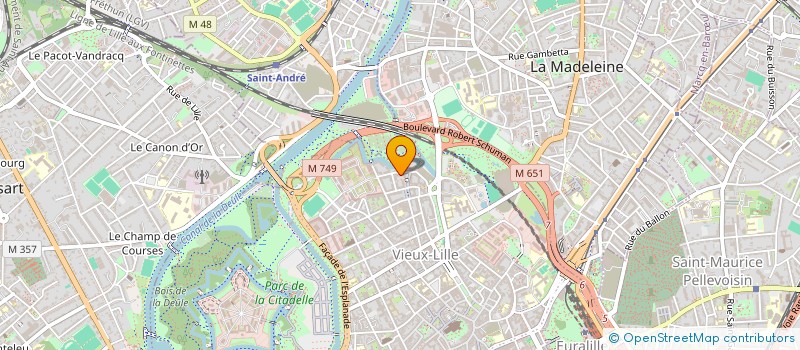 localisation de l'entreprise MONSIEUR JULIEN SCOUVEMONT  LILLE