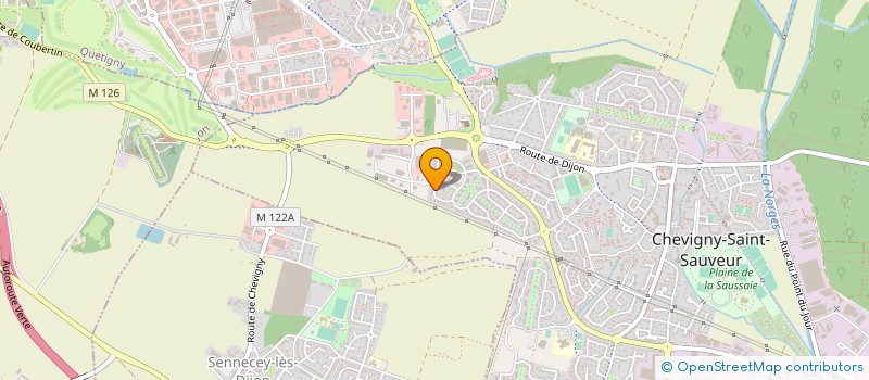 localisation de l'entreprise MONSIEUR JULIEN SCOZZARI  CHEVIGNY-SAINT-SAUVEUR