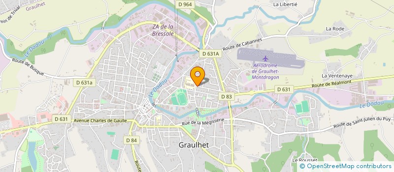 localisation de l'entreprise MONSIEUR JULIEN SCUGLIA à GRAULHET