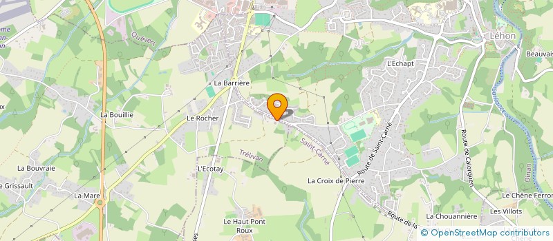 localisation de l'entreprise MONSIEUR JULIEN SECHE  TRELIVAN